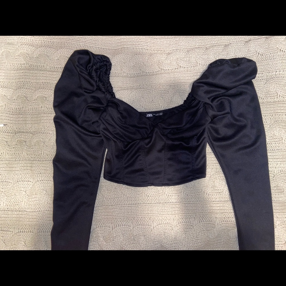 Zara long sleeve blouse